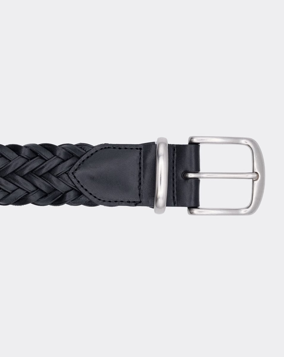 画像4: MINEDENIM  Leather Semi Wide Mesh Belt Mesh Belt (4)