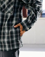 画像6: nonnative  Rafu × nonnative WORKER SHIRT JACKET COTTON TWILL OMBRE CHECK (6)