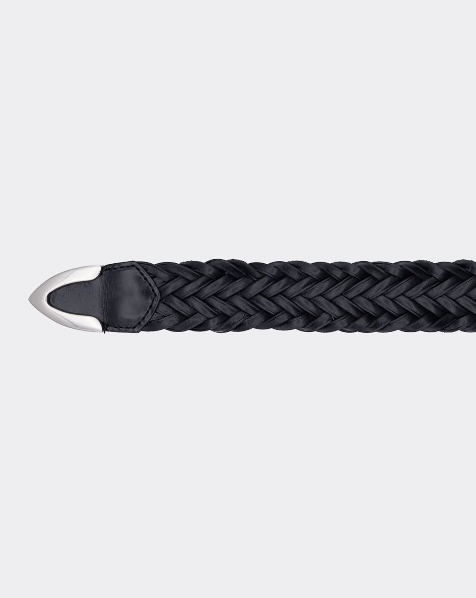 画像6: MINEDENIM  Leather Semi Wide Mesh Belt Mesh Belt (6)