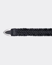 画像6: MINEDENIM  Leather Semi Wide Mesh Belt Mesh Belt (6)