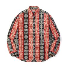 画像1: CALEE  JACQUARD L/S SH (1)