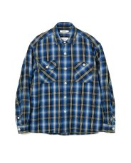 画像8: nonnative  Rafu × nonnative WORKER SHIRT JACKET COTTON TWILL OMBRE CHECK (8)