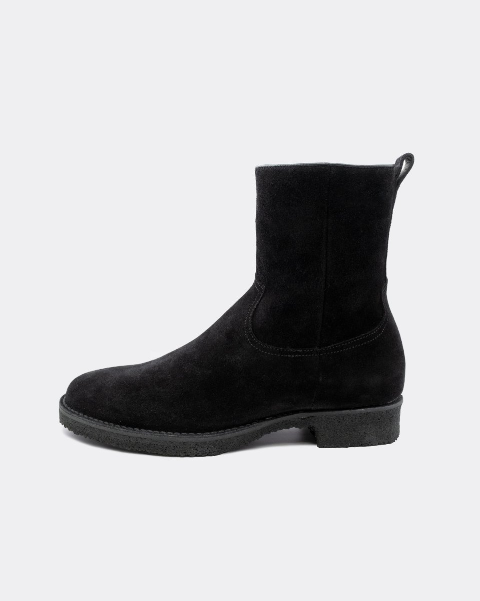 画像2: MINEDENIM  Suede Side Zip Boots (2)