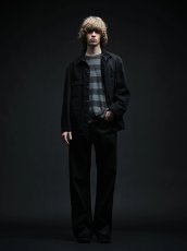 画像8: MINEDENIM  EF.Wool Interlock Border Print Crewneck L/S Pullover (8)