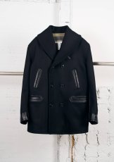 画像1: MASSES  Y's for men × MASSES_MELTON RAIL ROADER COAT (1)