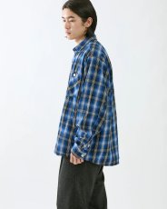 画像11: nonnative  Rafu × nonnative WORKER SHIRT JACKET COTTON TWILL OMBRE CHECK (11)