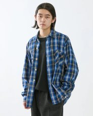 画像10: nonnative  Rafu × nonnative WORKER SHIRT JACKET COTTON TWILL OMBRE CHECK (10)