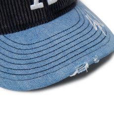 画像11: NEW ERA  9THIRTY Sean Wotherspoon ロサンゼルス・ドジャース ネイビーコーデュロイ ウォッシュドデニムバイザー (11)