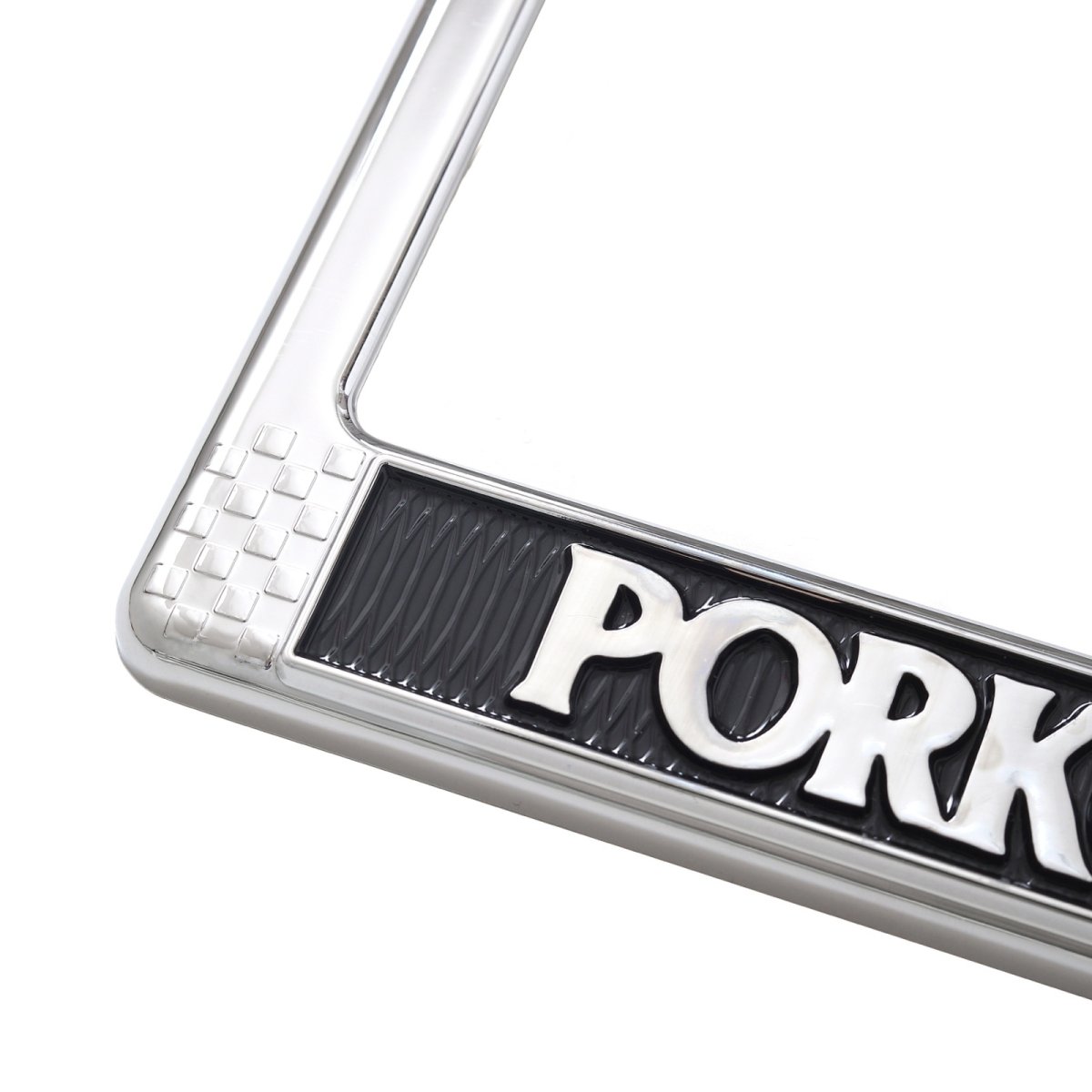 画像4: PORKCHOP GARAGE SUPPLY  RAISED LICENSE FRAME/CHROME (4)