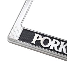 画像4: PORKCHOP GARAGE SUPPLY  RAISED LICENSE FRAME/CHROME (4)