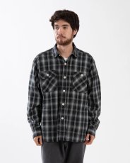 画像7: nonnative  Rafu × nonnative WORKER SHIRT JACKET COTTON TWILL OMBRE CHECK (7)