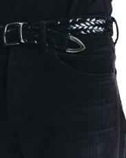 画像3: MINEDENIM  Leather Semi Wide Mesh Belt Mesh Belt (3)
