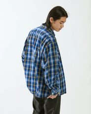 画像12: nonnative  Rafu × nonnative WORKER SHIRT JACKET COTTON TWILL OMBRE CHECK (12)