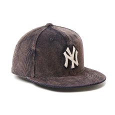 画像6: NEW ERA  59FIFTY Faded Corduroy ニューヨーク・ヤンキース ネイビー (6)