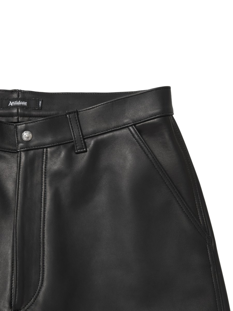 画像3: ANTIDOTE BUYERS CLUB   Sheep Leather Wide Leg Pants (3)