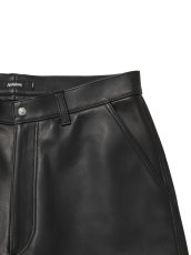 画像3: ANTIDOTE BUYERS CLUB   Sheep Leather Wide Leg Pants (3)