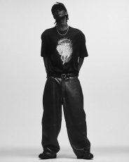 画像6: ANTIDOTE BUYERS CLUB   Sheep Leather Wide Leg Pants (6)