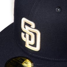 画像15: NEW ERA  59FIFTY Dog Ear ドッグイヤー サンディエゴ・パドレス ネイビー (15)