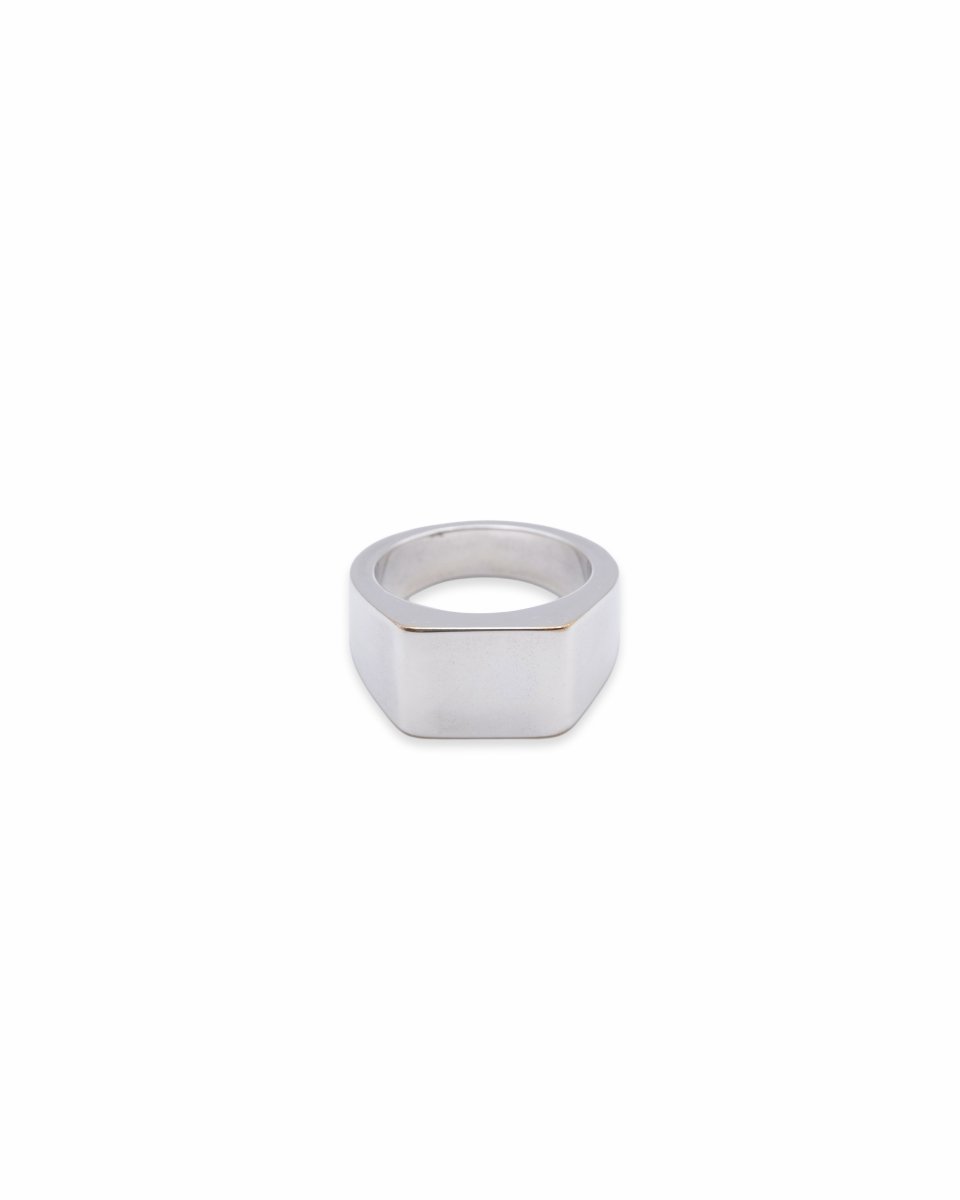 画像1: MINEDENIM  Flat Square Signet Ring by END Ring by END (1)