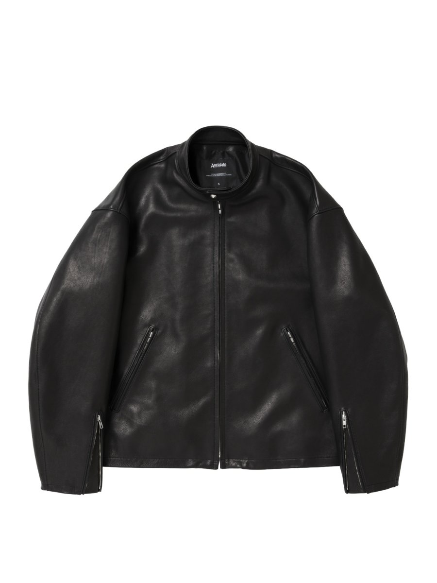 画像1: ANTIDOTE BUYERS CLUB   Leather Single Riders Jacket (1)
