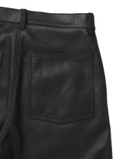 画像4: ANTIDOTE BUYERS CLUB   Sheep Leather Wide Leg Pants (4)