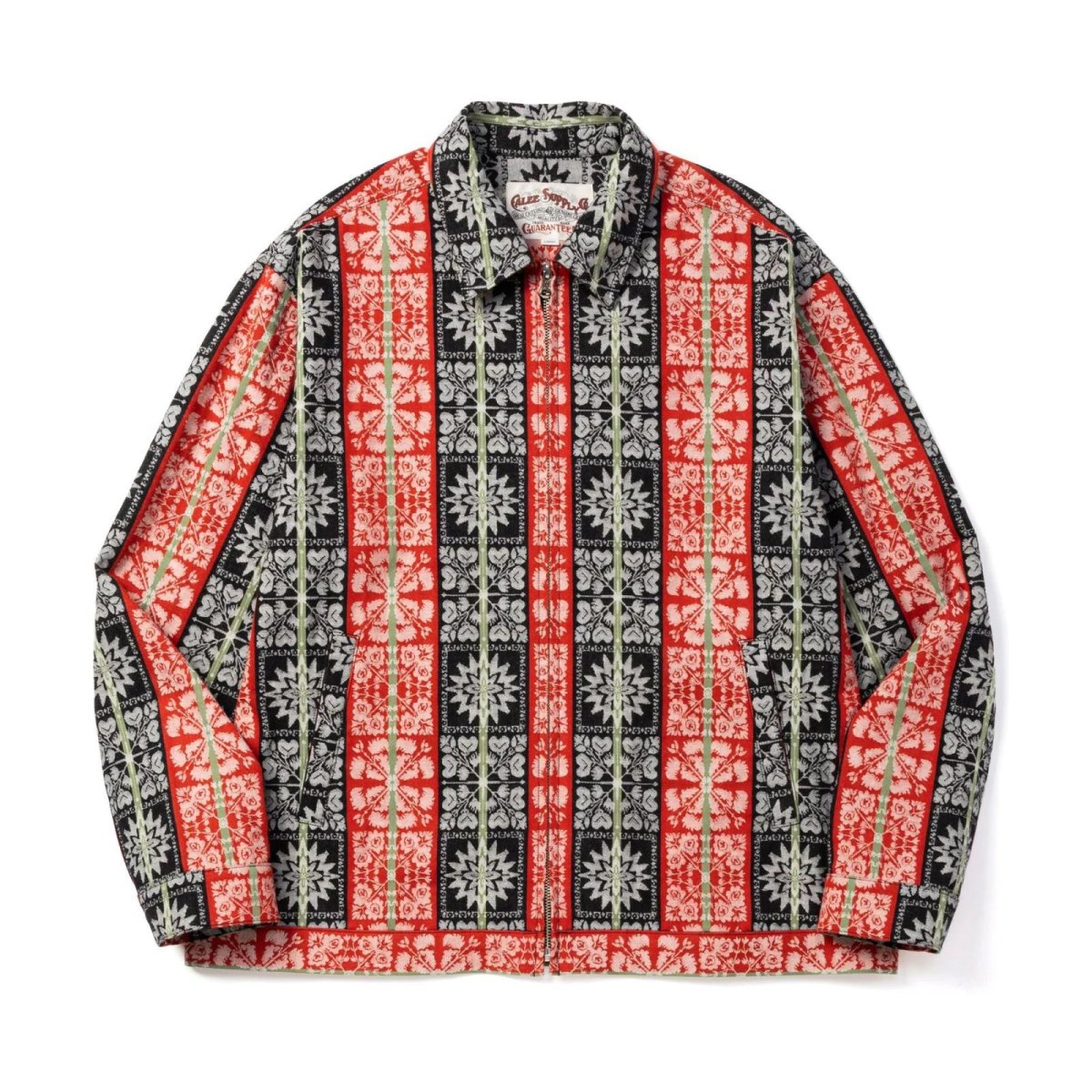 画像1: CALEE  JACQUARD SWINGTOP (1)
