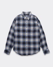 画像5: MINEDENIM  R.Flannel Ombre Western Shirt Western Shirt (5)