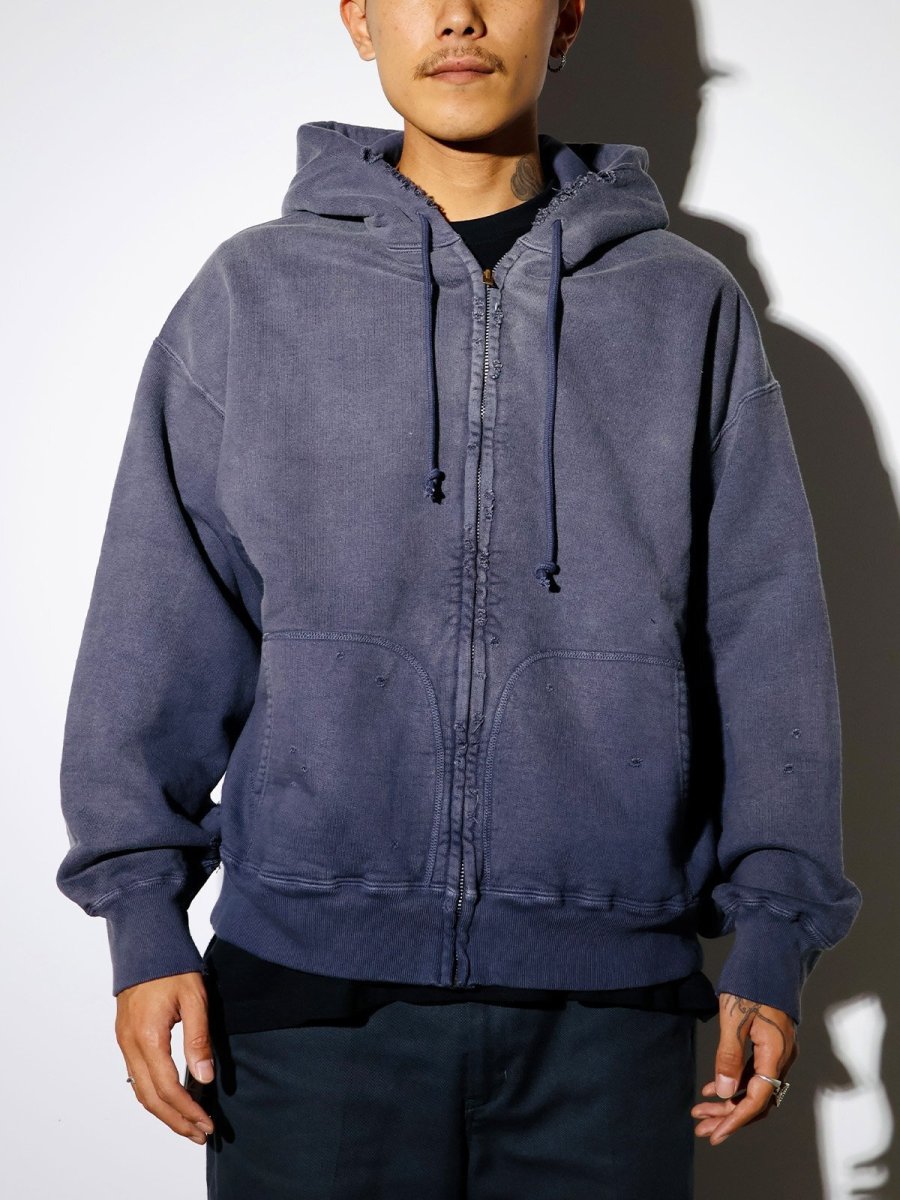 画像3: BOW WOW  WEATHERED ZIP HOODIE (3)