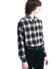 画像8: MINEDENIM  R.Flannel Ombre Western Shirt Western Shirt (8)