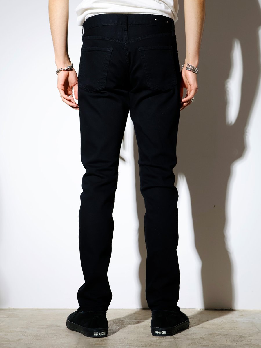画像5: MINEDENIM  Black STR Denim S.Slim Jeans KST (5)