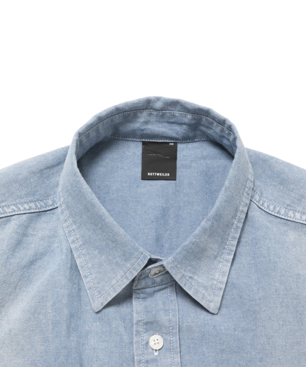 画像4: ROTTWEILER 【先行予約】R9 CHAMBRAY SHIRT (4)