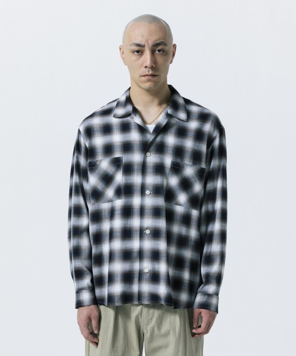 画像3: ROTTWEILER 【先行予約】R9 OMBRE CHECK SHIRT (3)