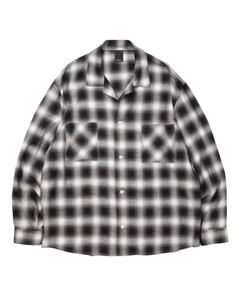 画像1: ROTTWEILER 【先行予約】R9 OMBRE CHECK SHIRT (1)