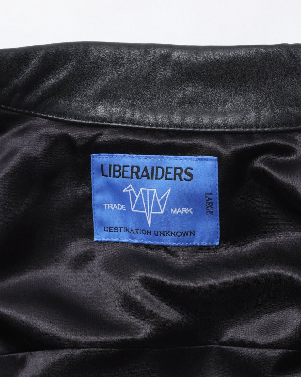 画像6: Liberaiders  WASHED LEATHER JACKET (6)