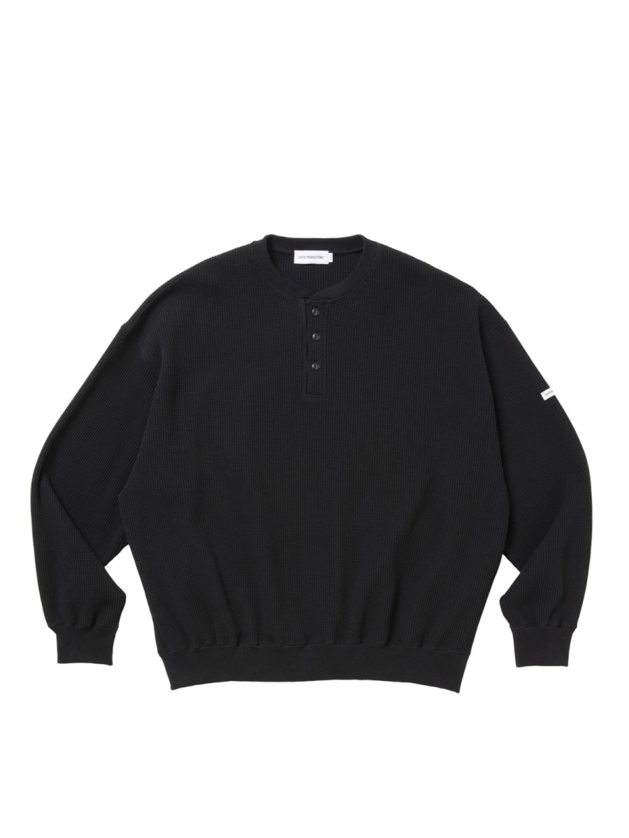 画像4: COOTIE PRODUCTIONS   N/C Waﬄe Henley Sweatshirt (4)