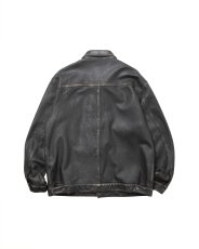 画像3: Liberaiders  WASHED LEATHER JACKET (3)