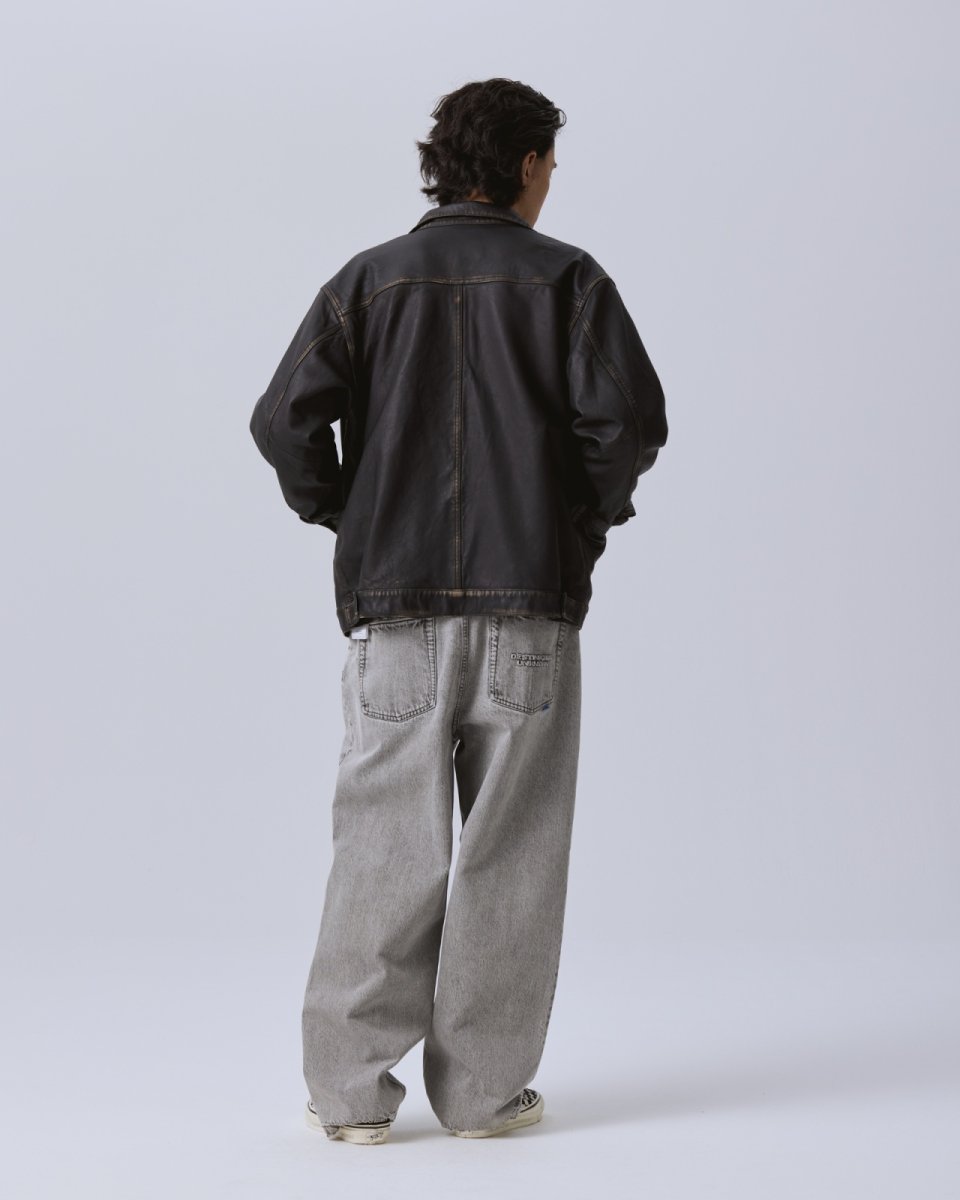 画像24: Liberaiders  WASHED LEATHER JACKET (24)
