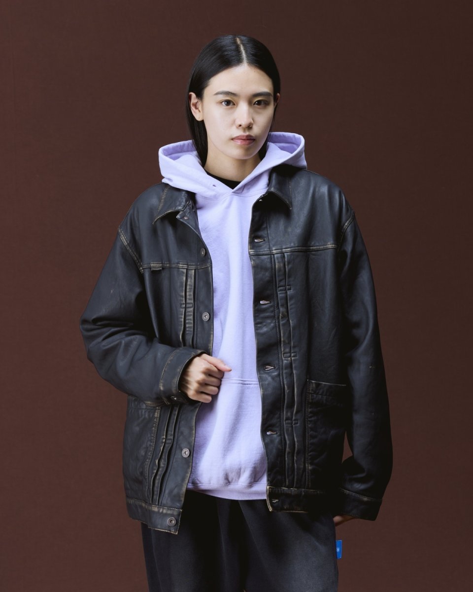 画像16: Liberaiders  WASHED LEATHER JACKET (16)