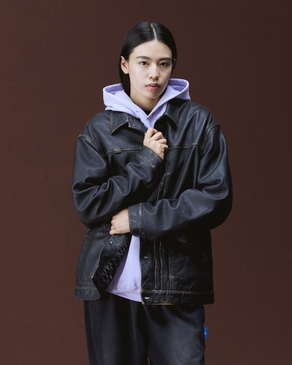 画像17: Liberaiders  WASHED LEATHER JACKET (17)