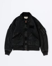 画像1: ANACHRONORM  SHADED NYLON FLIGHT JACKET (1)