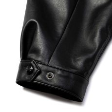 画像8: CALEE  FAUX LEATHER HARRINGTON JACKET (8)