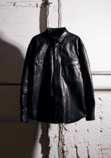 画像1: MASSES  HORSE LEATHER SHIRT VINTAGE W (1)