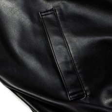 画像7: CALEE  FAUX LEATHER HARRINGTON JACKET (7)