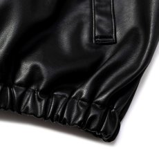画像9: CALEE  FAUX LEATHER HARRINGTON JACKET (9)
