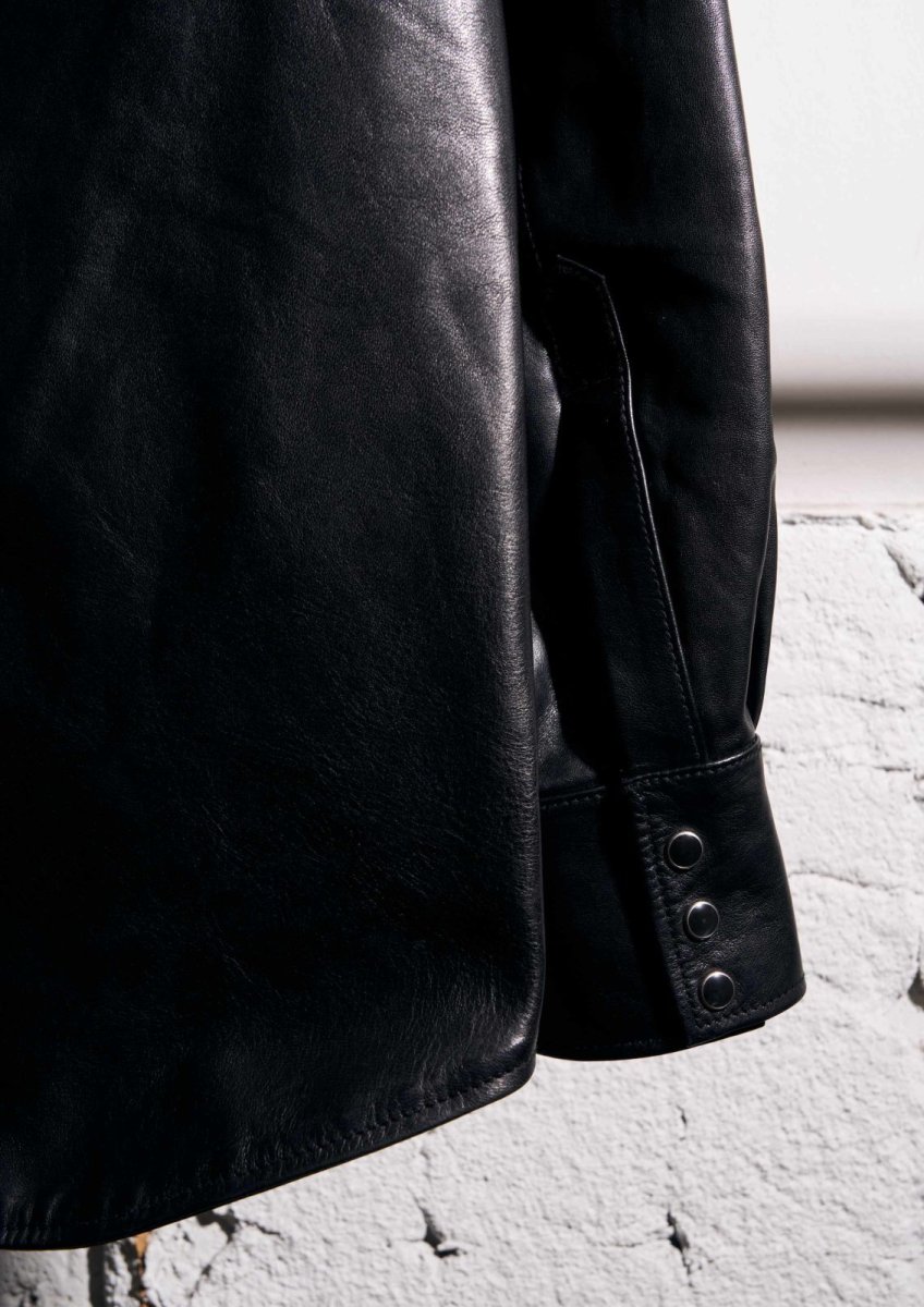 画像5: MASSES  HORSE LEATHER SHIRT VINTAGE W (5)