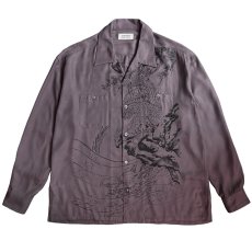 画像1: exodus brand  HORIYOSHI III TAKA L/S HAWAIIAN SHIRT (1)