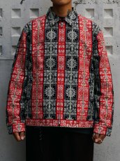 画像3: CALEE  JACQUARD SWINGTOP (3)