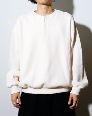 画像2: COOTIE PRODUCTIONS   N/C Waﬄe Henley Sweatshirt (2)