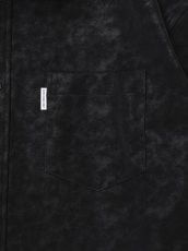 画像7: COOTIE PRODUCTIONS   Faux Leather Hooded Shirt (7)