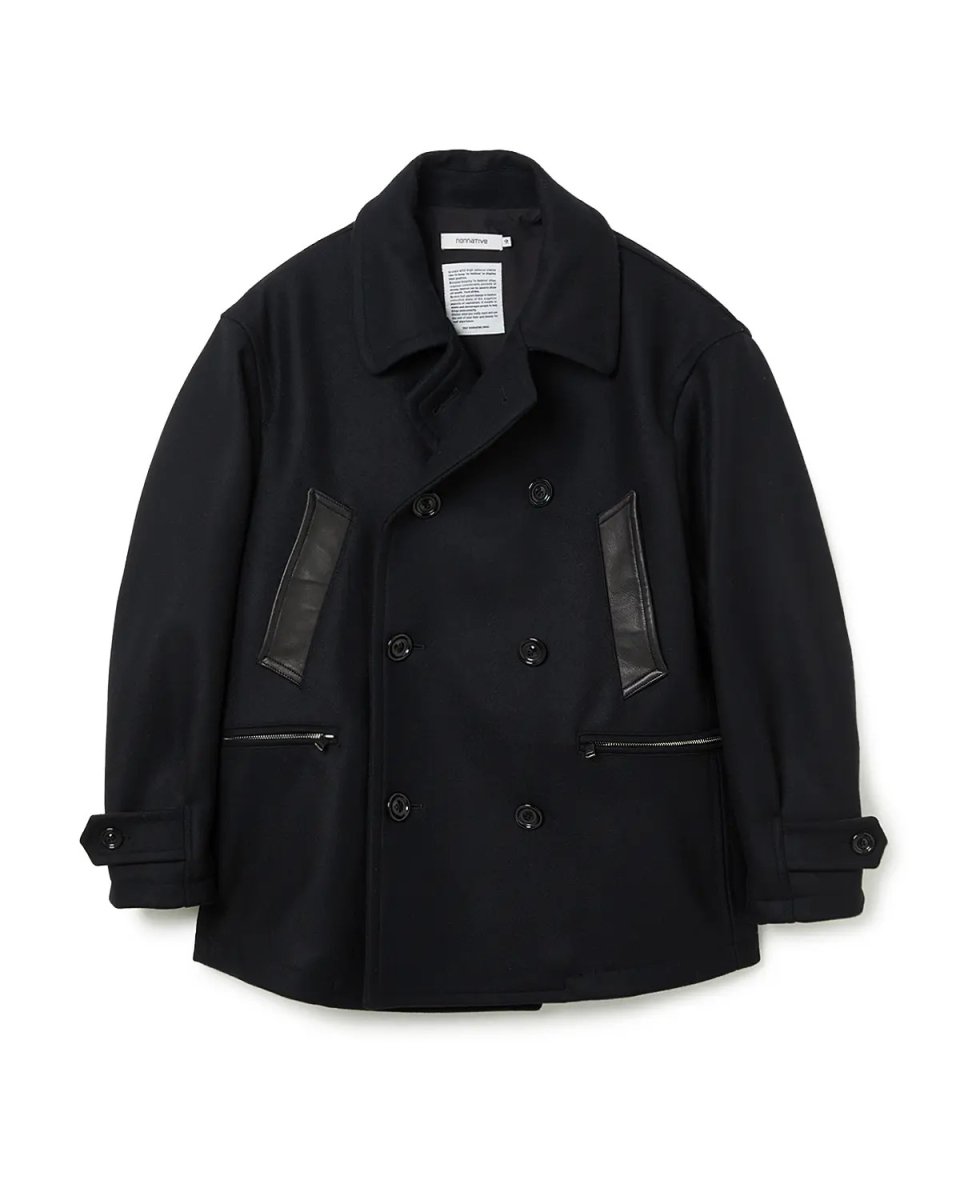 画像1: nonnative  MARINER COAT WOOL DOUBLE MELTON WITH WINDSTOPPER® (1)